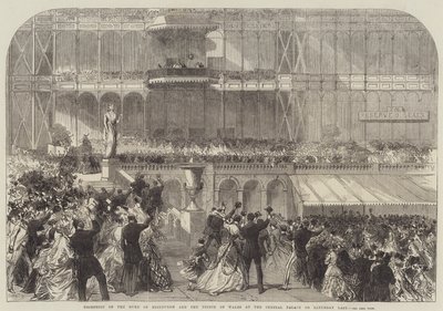 Reception of the Duke of Edinburgh and the Prince of Wales at the Crystal Palace on Saturday Last by Sir John Charles Robinson
